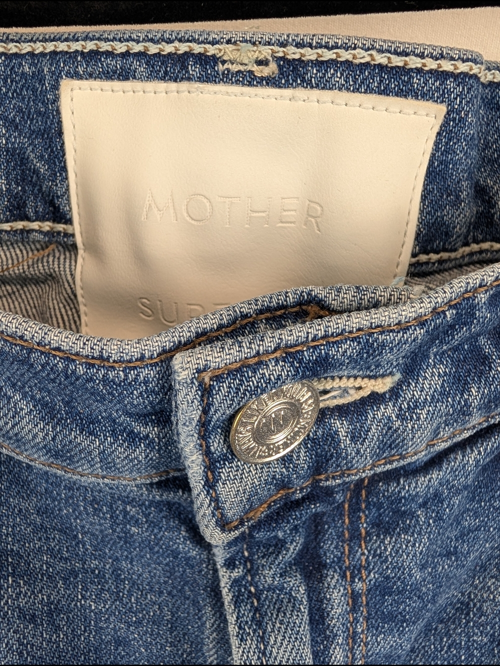 MOTHER SUPERIOR The Dazzler Jeans Cowboys Don’t Cry Wash 27 - Picture 2 of 12